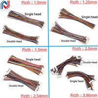 10Pcs/lot 1.0 PH2.0 XH2.54 3.96 JST/PH/XH/CH 1.0MM 2.0MM 2.54MM 3.96MM Female Plug Connector With Wire 2/3/4/5/6/7/8/10P/11 Pin