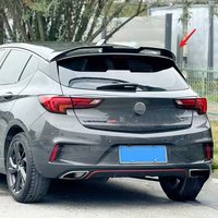 For Opel Astra K 2015 2016 2017 2018 ABS Plastic Material Unpainted Color Rear Trunk Lip Wing Spoiler Car Accessories