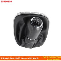 55496814 Shift Lever Shift Boot Gear Knob 5-Speed Fit For Vauxhall Corsa E Adam
