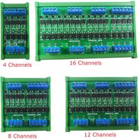 Carte d'amplificateur de signal PLC, convertisseur de niveau logique numérique, tube MOS d'isolation, technologie NPN PNP IO, DC 3.3V 5V 12V 24V 4-16CH 5A
