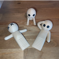 3D Printed Miniature Door Stopper, Flexible Non-Slip Decor Figurine, Stylish Ornament for Bedroom, Dorm, Travel and Rental Rooms