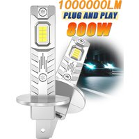 H1 LED lights 1000000LM High Power Car Headlight Bulbs CANBUS Mini Wireless Auto Lamp 6000K Plug&Play Headlamp +800% Bright 12V