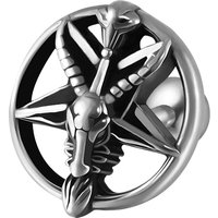 1PC Inverted Pentagram Pan God Skull Goat Head Ear Stud animal Labret Lip Piercing Bat Earring Helix Cartilage Tragus Jewelry