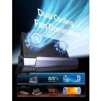 Legion Go S Dock,13-in-1 Legion Go S Docking Station with 5 USB 3.0, Dual Cooling Fan,HDMI 4K@60Hz,100W Charging for Legion Go S