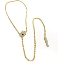 2023 Cool Animal Leopard Jaguar Charm Long Chain Y Lariat CZ Fashion Sexy Women Necklace