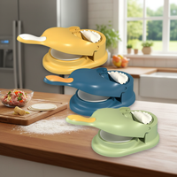 Dumpling Maker DIY Kit Wrapper Presser Manual Labor-Saving Ravioli Empanadas Dough Skin Molder Machine Dumpling Maker 2 In1 1pcs