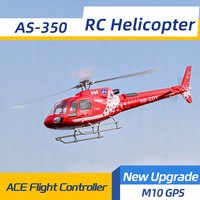 FLYWING AS350 RC Helicopter Squirrel 470 FLY WING AS350 Scale Helicopter with ACE Flight Controlle 6CH GPS 3-Blade Rotor RTF