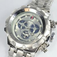 Big Dial Business NEPIC Quartz Watch Men Three-eye Decorative Dial Creative Full Steel Wristwatch Man Fashion Watches Male Clock