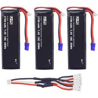 7.4V 2700mAh 10C Battery for Hubsan H501S X4 H501C H501A H501M H501S W H501S Pro Four-axis Aircraft,RC Drone Spare Parts