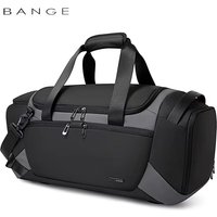 BANGE sacs De Sport hommes sacs De Sport pour l'entraînement De Fitness en plein air Sac De Sport étanche sec humide sacs De séparation Sac De voyage