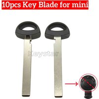 10pcs Car Smart Key Blade HU100R Keyless Fob Blade Emergency Key Blank FEM BDC Remote Key for Mini Cooper 2015-2025 F55 F56 F57
