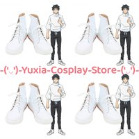 Yuxiacosplay! Jujutsu Kaisen Okkotsu Yuta Cosplay Shoes Anime Character Prop PU Leather Boots Halloween Carnival Party Costume