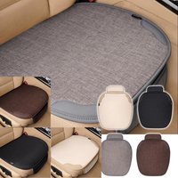 Comfortable Soft Car Seat Four Seasons Universal Monolithic Seat Cushion Anti-slip Linen Leather Luxury Exquisite Car Seat Cover