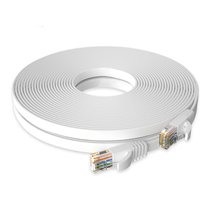 Cat 6 Flat Ethernet Cable UTP 1000M Network 32AWG Oxygen-free Copper for Laptop Router PC Router PS5 PC 4 3 Xbox Modem