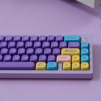 GMK Assorted Candies Keycaps Set 126 Keys PBT Material MOA Profile for MX Switch 61/64/68/75/84/87/96/98/104 Mechanical Keyboard