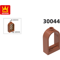 Wange 30044 100g/100Pcs Digital Bricks Round Top Bulk Small Building Blocks Assembly Compatible DIY Toy Parts Gift Box