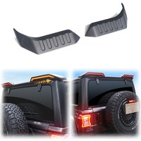2007-2023 Do Jeep Wrangler JK JL Samochodowy Tylny Dachowy Spoiler LED, Boczny Splitter, Górna Listwa Skrzydłowa, Standard EU&USA, 4 Kolory Światła