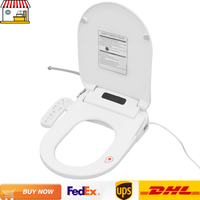 Electric Bidet Toilet Seat| Smart Warm Toilet Seat Cover w/ Feminine Cleaning and Warm Drying Function|