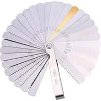 Metric Thickness Feeler Gauge 32 Blades Set Tappet With Brass Gap Measure Tool Range 0.04mm 0.88mm Valve Motorcycle Measurement