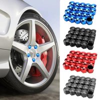 20Pcs/Set 17mm Car Wheel Nut Caps Anti Rust Auto Hub Screw Bolt Covers Dustproof Exterior Rim Protection Accessories