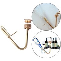 Brass Jet Bottle Washer Carboy With Sink Faucet Adapter and Rubber Seal Homebrew Beer Marking
