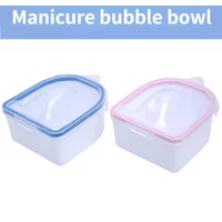 Thick Plastic Bowl Nail Gel Polish Soak Off Art Tool Remover Manicure Tools