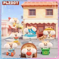 PLZDOT Bobarat Blind Box Freeze Frame Moment Series Trendy Toy Cute Flocked Figures Handmade Desktop Ornament Birthday Gift Toys