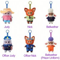 Disney Zootopia Vinyl Blind Box Cute Cartoon Character Vinyl Plush Surprise Pendant Toy Mystery Box Trendy Toys Christmas Gift