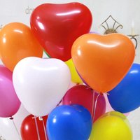 10Inch Thick Heart-shaped Latex Balloons Love Peach Heart Matte Color Balloons For Party Baby Wedding Decorations