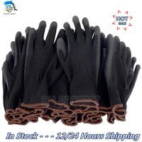10-30 pairs of nitrile safety coated work gloves, PU gloves and palm coated mechanical work gloves, obtained CE EN388