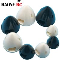 Haoye 1 Pc Point Tip Nylon Plastic RC Airplane Prop Propeller 1.5-3 Inch Spinner 2 Blade RC Spare Parts Black/White Color