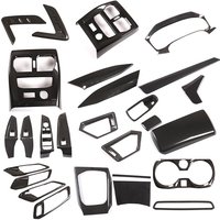 ABS Carbon Fiber Interior Kit Dashboard Console Gear Shift Panel Decoration Cover Trim Stickers For BMW 3 Series G20 2020-2022