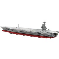 MOC USS Enterprise Aircraft Carrier Building Blocks Model CVN-80 US Aircraft Carrier Bricks Assembly Toys Kids DIY Birthday Gift