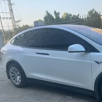 apply to Tesla Model X 2016-2020 SUV Window Chrome Delete Blackout ABC Pillars Glossy Black Stickers