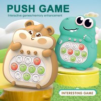 Quick Push Game Console Children/Adults Stress Relieving Toy Fingertip PressingCompetition Game Party Game Console Birthday Gift