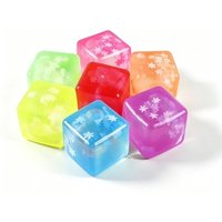 Snowflake Square Maltose Squishy Fidget Toy Stress Relief Sensory Toy Clear Squeeze Decompression Toy for Kids Classroom Rewards