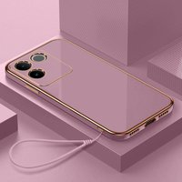 For vivo T2 Pro Case vivo iQOO Z7 Pro Phone Case vivo Y36 5G Cover vivo Y77t V2248 Luxury Square Plating Shockproof Back Cover