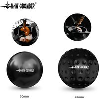 MHW-3BOMBER 2Pcs Espresso Frozen Ball or Pour-over Chilling Ball Stainless Steel Chiller Ball/Ice Sphere Coffee Cooling Tools