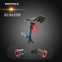 Enfitnix XLite100 Smart Tail Light Bicycle Brake Sensing Flashlight Cycling Auto Start/Stop Rear Light USB Charge IPX6 LED Light