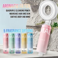 Scented Shower Filter,Aroma Filter Shower Head,Water Softener,Improve Hair Skin/Removal Shower Purifier Bathroom Accessorie