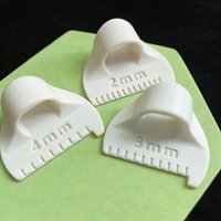 3Pcs 2/3/4mm Easy Hand Sewing Fabric Practical Help Template Tool Home Sewing Locking Template & DIY Crafts Accessories