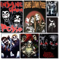 I-Insane C-Clown Posse Rap Metal Duo Poster Poster Painting Wall Art Mural for Living Room Home Decor and Gifts