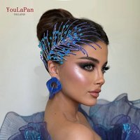 YouLaPan Bridal Headwear Wedding Rhinestone Headpiece Fashion Hair Jewelry Woman Head Piece Crystal Bride Hair Accessories HP188