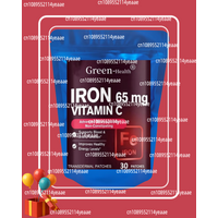 30 Patches Iron Transdermal Patches For Women And Men, With Vitamin C, Blood, Energy, Muscle & Immune System Support
