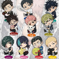 10M Anime Jujutsu Kaisen Acrylic Stand keychain Anime Stand Yuji Itadori Satoru Gojo Desk Decor Home Room Decoration Fan Gift