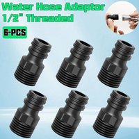 6Pcs 1/2" Male Thread Quick Connector Garden Water Hose Pipe Adapter for Irrigation