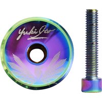 AliExpress KRSEC Bike Bicycle Aluminum Alloy Headset Cap Rainbow Road MTB Bike Stem Accessories Headset Top Cap Cover