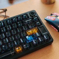 Blue Interstellar HD keycaps 151 keys Cherry Profile UV pad print PC Transparent Keycap For MX 61/64/87/96Mechanical Keybord