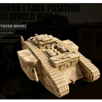 1/35 Tank resin model kit Colorless self-assembly YFWW-2382/3D