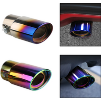 Car tailpipe exhaust pipe, tailpipe exhaust, stainless steel exhaust hood, modification of exhaust pipe, stainless steel exhaust